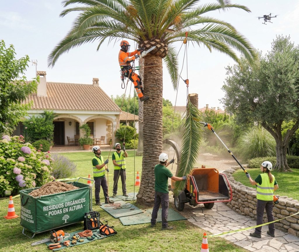 Podas y talas de arboles en altura
