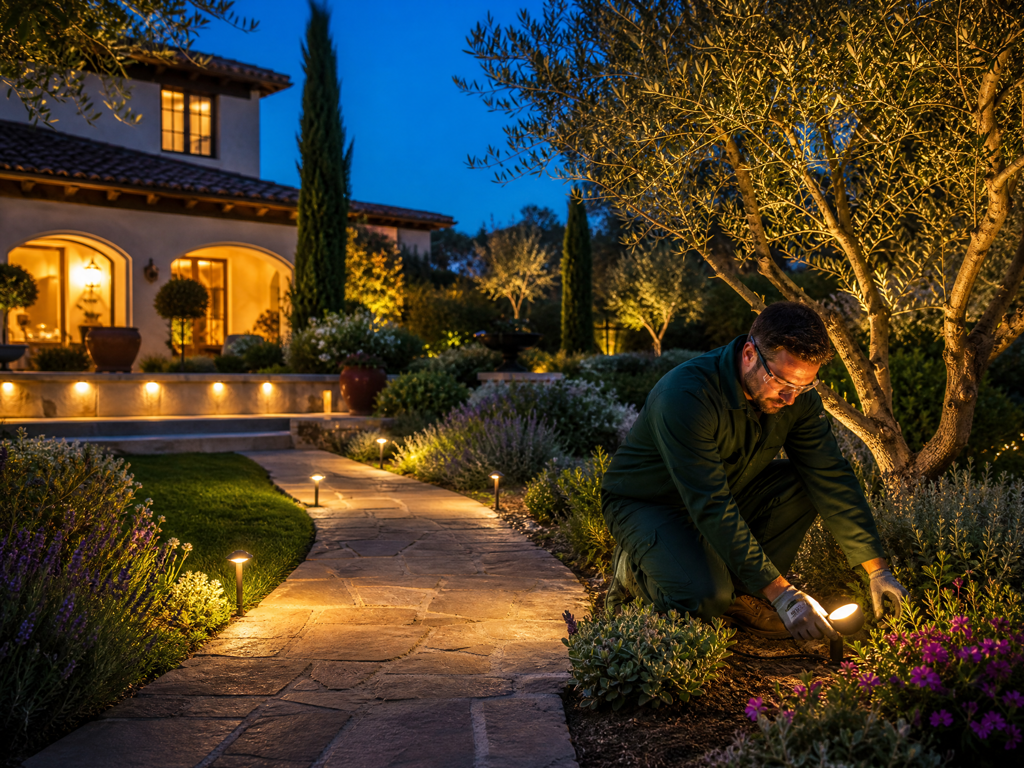Iluminación de jardines en Madrid Jardineria en Madrid